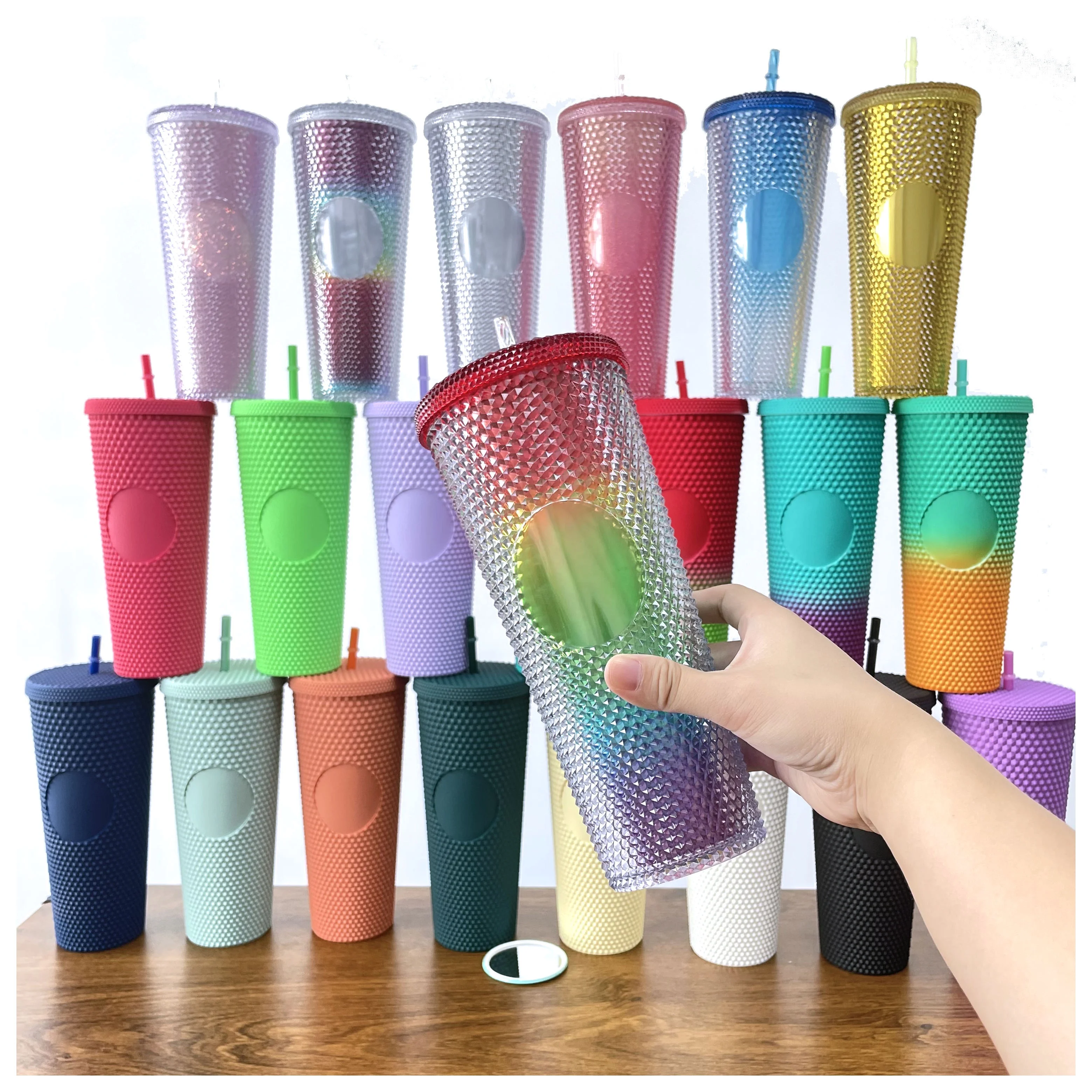 2023 Hot Sell Wholesale 24oz Double Wall Matte Black Tumbler
