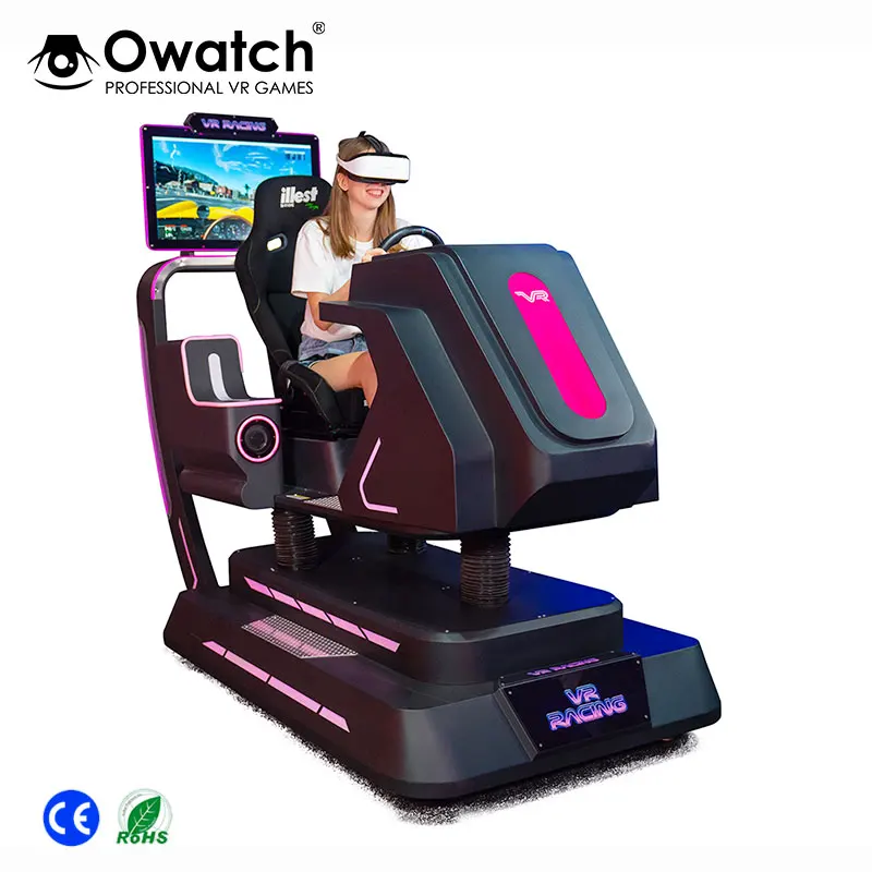 Game Hall Virtual Reality Driving Equipment VR Car Racing Simulator Electronic Game Car Race Game Machine