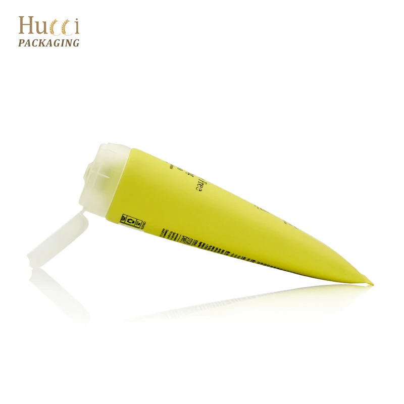 200ml 250ml Yellow Empty Soft Squeeze Cosmetic Bioplastic Sustainable  Tubes for Shampoo Body Lotion  Packaging