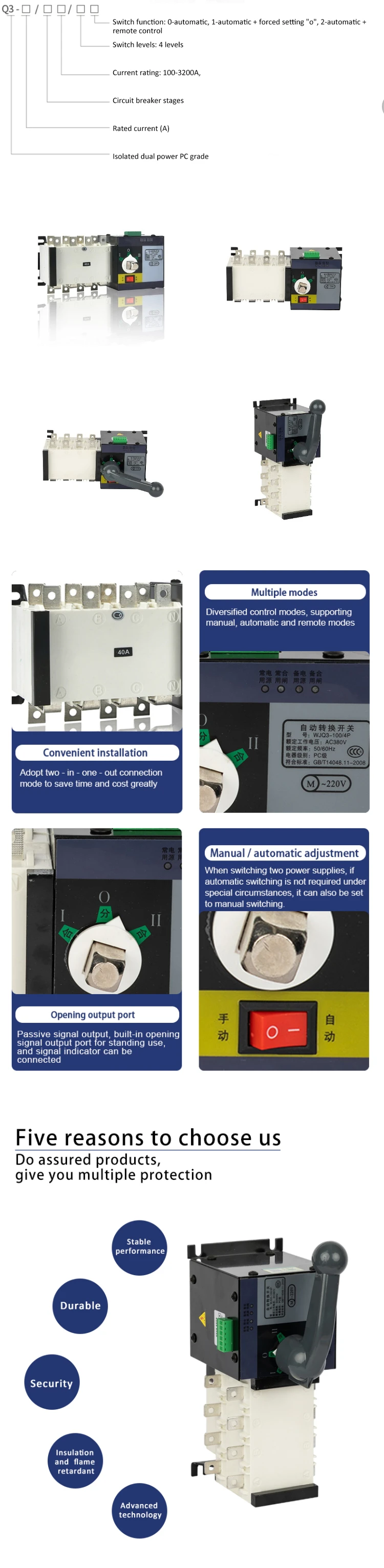 Automatic Generator Transfer Switch Controller Single Phase Two Phase Dual Power Changeover Switch Ats Buy Automatic Transfer Switch Dual Power Changeover Switch Ats Manual Transfer Switch Product On Alibaba Com