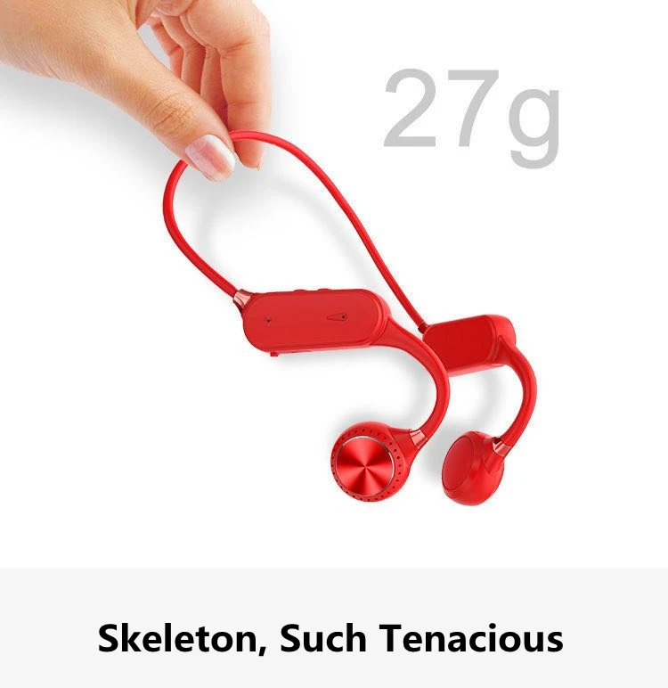 Новая концепция устойчивые к поту наушники с костяным датчиком гарнитура невидимым микрофоном для спорта прогулок