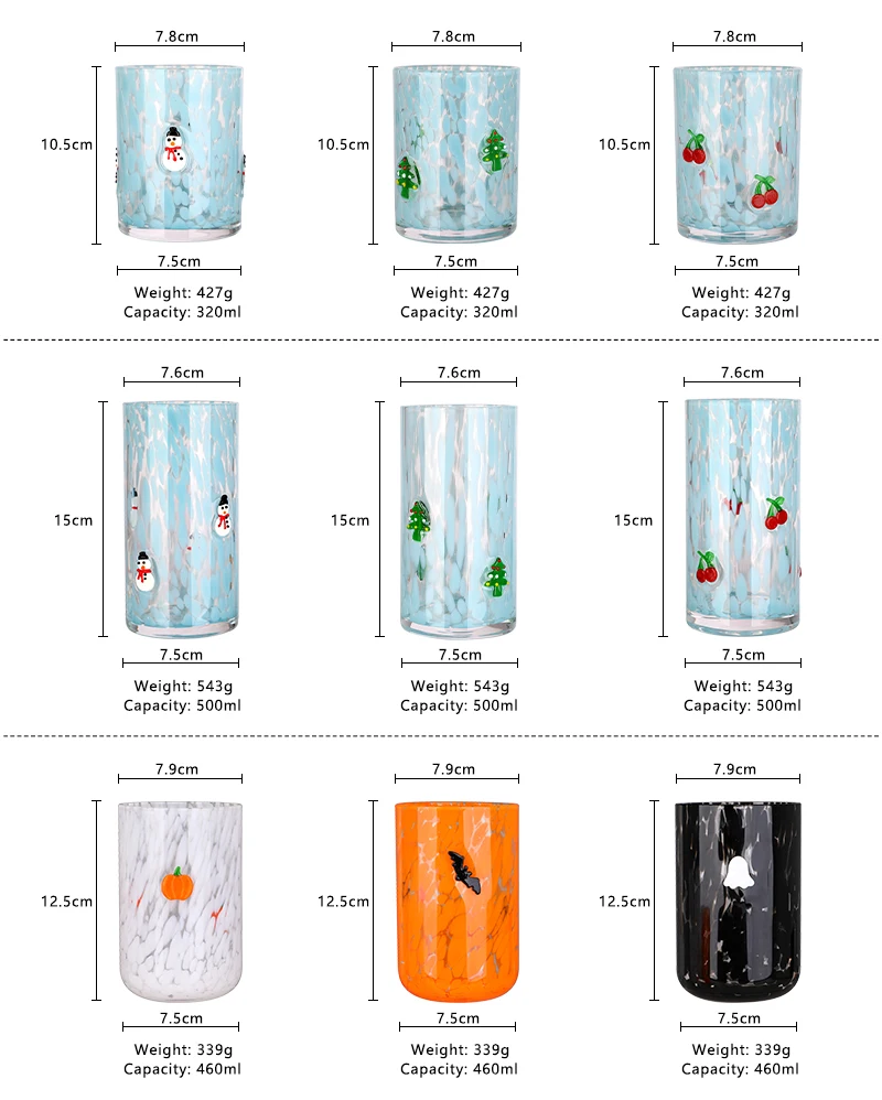 Personalised Drinking Confetti Water Blue Highball Glasses Cocktail Tumbler Glass Cup logo Kristall