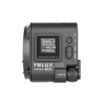Yongnuo LUX100RGB YNLUX100 RGB 120W 2700K-10000K Bowens Mount Handheld Outdoor COB LED Video  Light detail image