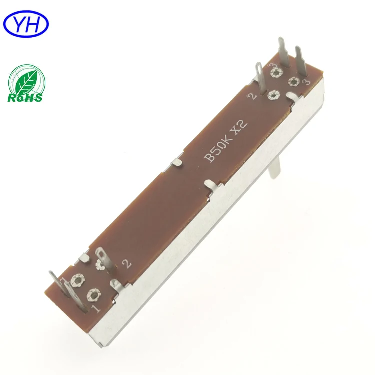 Low Price WH148 15mm 3 Pin Rotary Potentiometer B5K 10K 20K 50K 100K 500K 1M