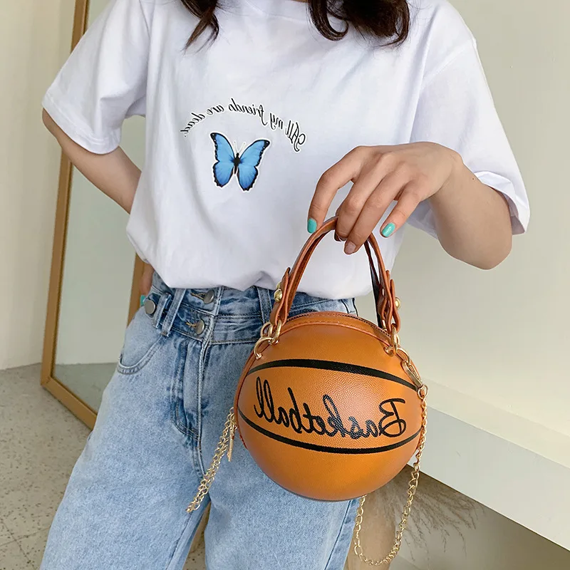 New Wholesale Fashion Cute Little Ball Round Soccer Mini Chain