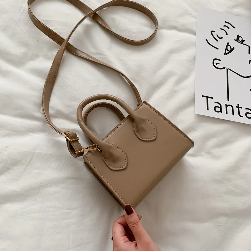 Fashion Women's Small Crossbody Bag PU Leather Messenger Bags Zipper Handbags Luxury Designer Purse Summer Travel Bag for Female