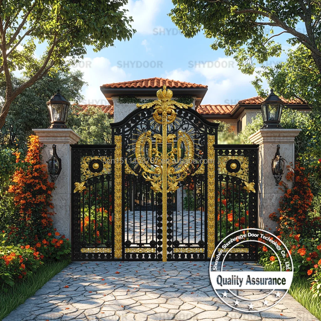 Home Iron Gate Design - Decorative Professional Customization - Artistic Iron Gate - Royal Garden Gate