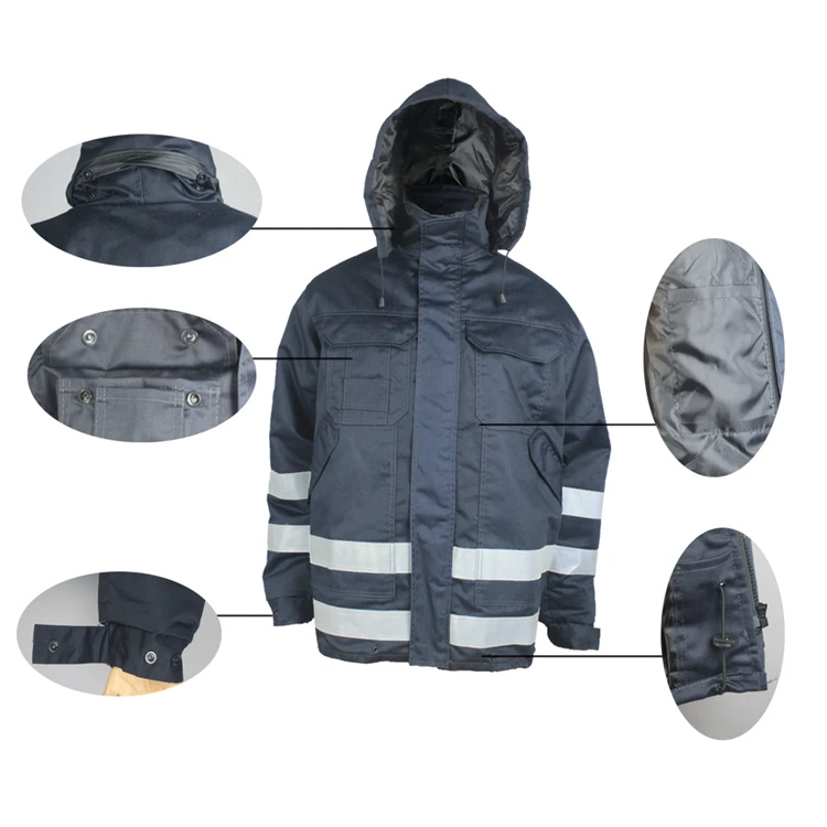 
Wholesale Flame Retardant Aramid Jacket for Welding Oil Workers 