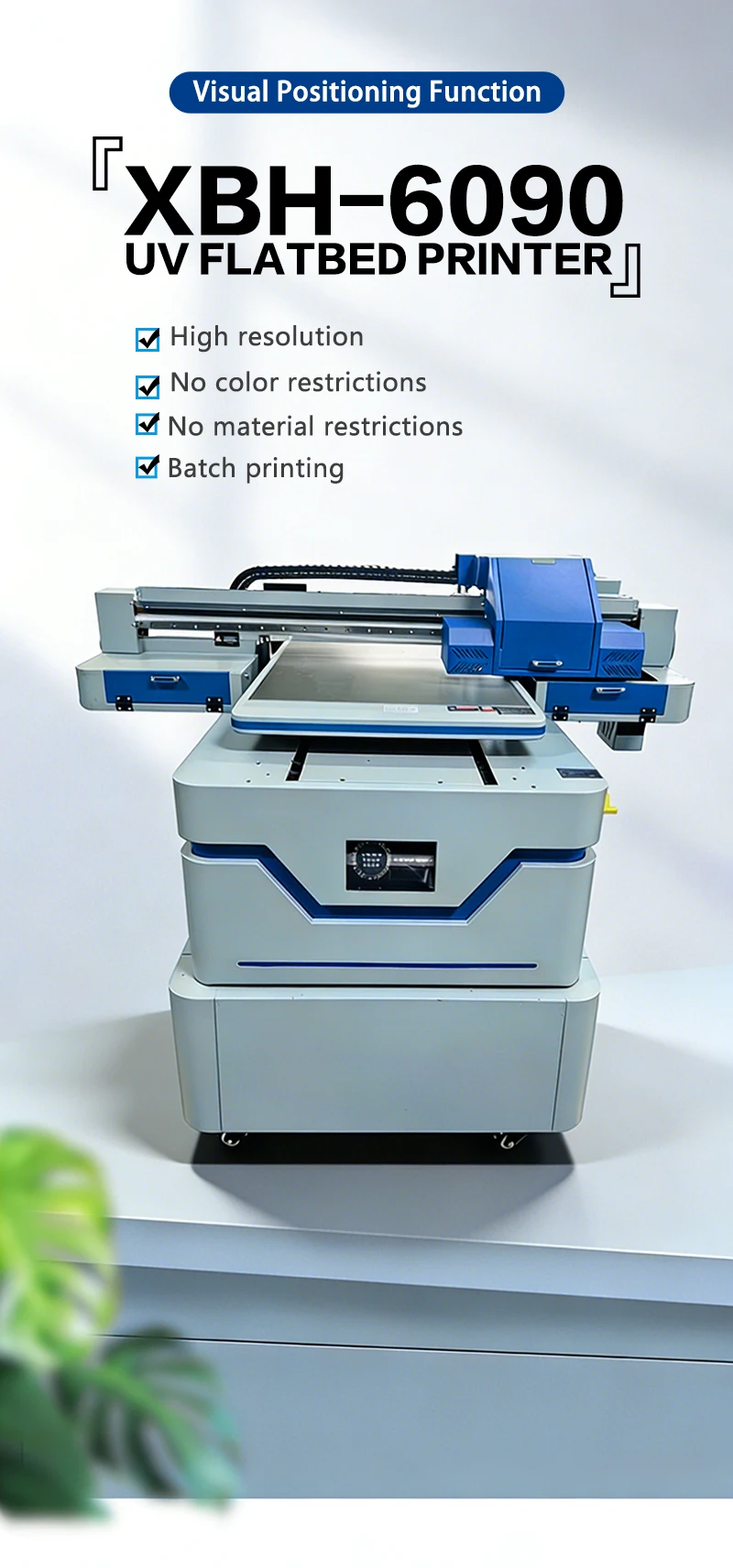 XBH-6090 UV Flatbed Printer