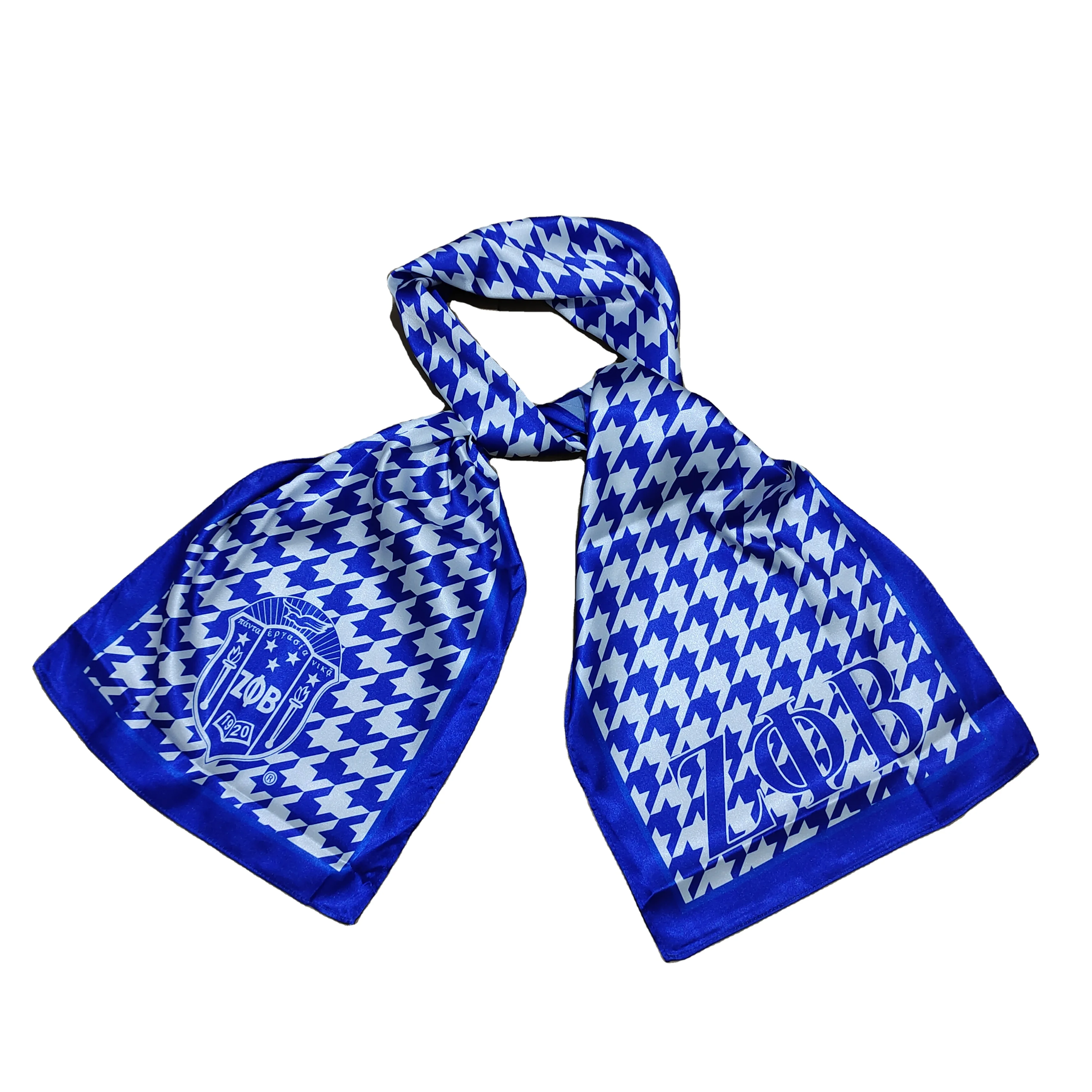Zeta Phi Beta Houndstooth Scarves - Elegant & Durable