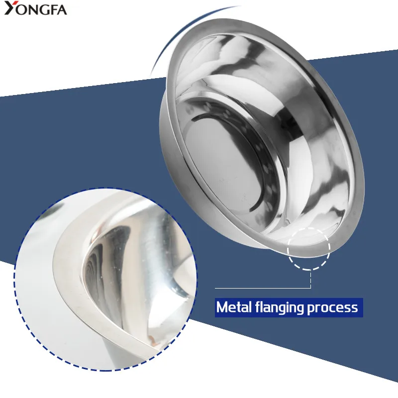 Eco Friendly Stainless Steel Bowl Set Rice Wash Basin Mixing Bowls Food Basin Soup Bowl for Food Preparation - Image 3