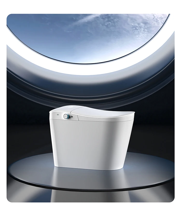 product hot sale automatic open wc electric bidet toilets intelligent toilet bowl foot touch sensor flush one piece smart toilet-26