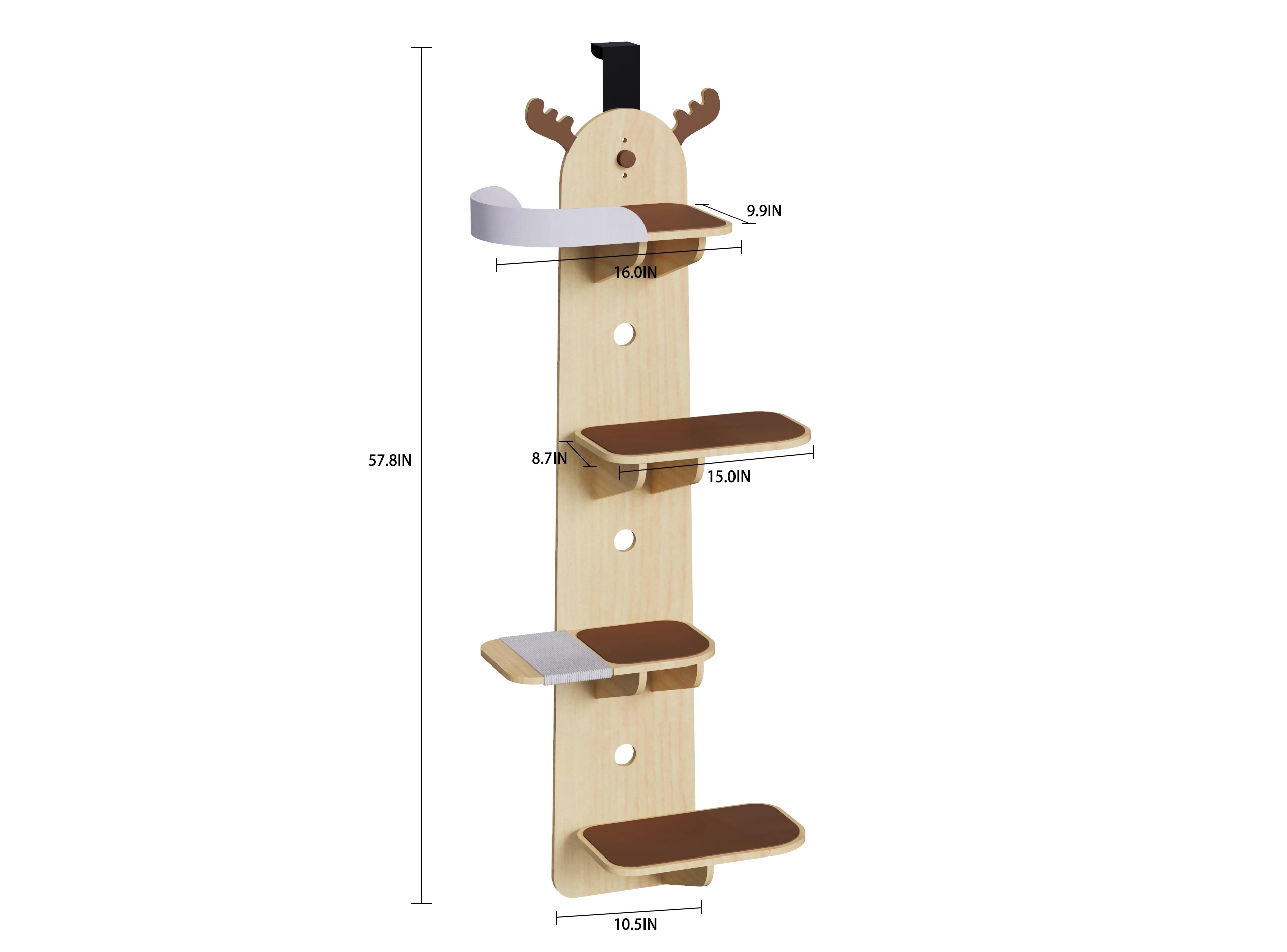 Wholesale Multiplate Cat Step Scratch Door Cat Tree Climbing Tower