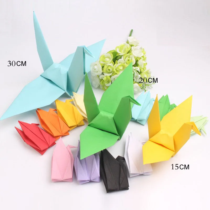 EASTTERN Handmade Origami Paper Crane Garlands for Bridal Shower Wedding Valentine's Day & Christmas Party Decorations