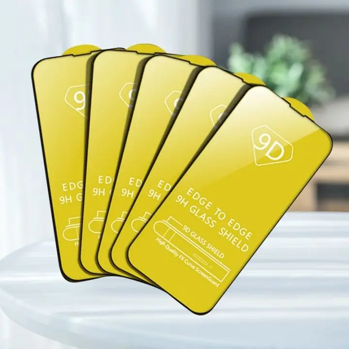 Протектор экрана из закаленного стекла 9d 21d для iPhone 15 14 13 12 11 Pro Max X XS XR 9D 21D