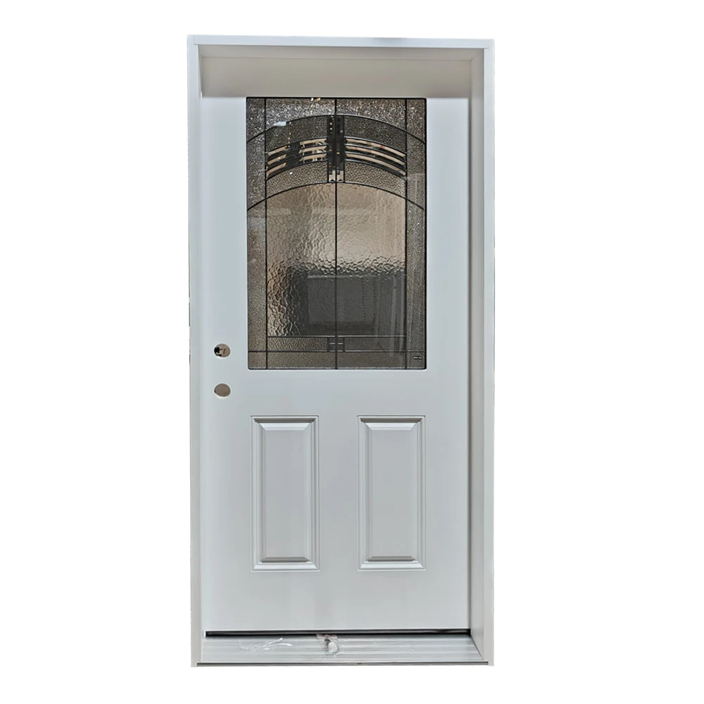 Modern white Fiberglass Prehung entry door mobile home exterior doors supplier