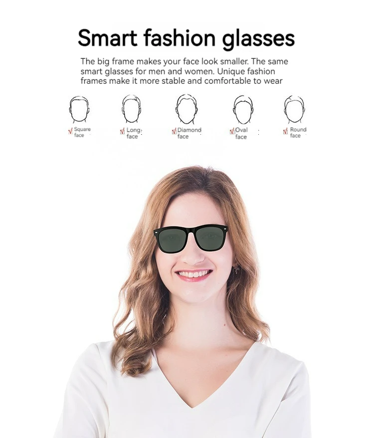 Multifunctional Smart Bluetooth Glasses E10,Wifi With Camera Can Be
