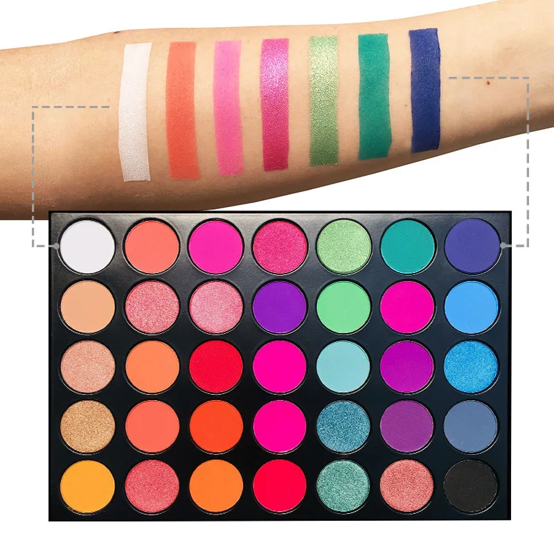 Wholesale Bright Colors Matte Eyeshadow Makeup Palette Long lasting and High Pigment Silky Powder Eye Shadow Cosmetics From m.alibaba.com