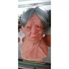 Maschera per vecchio con capelli argentati
