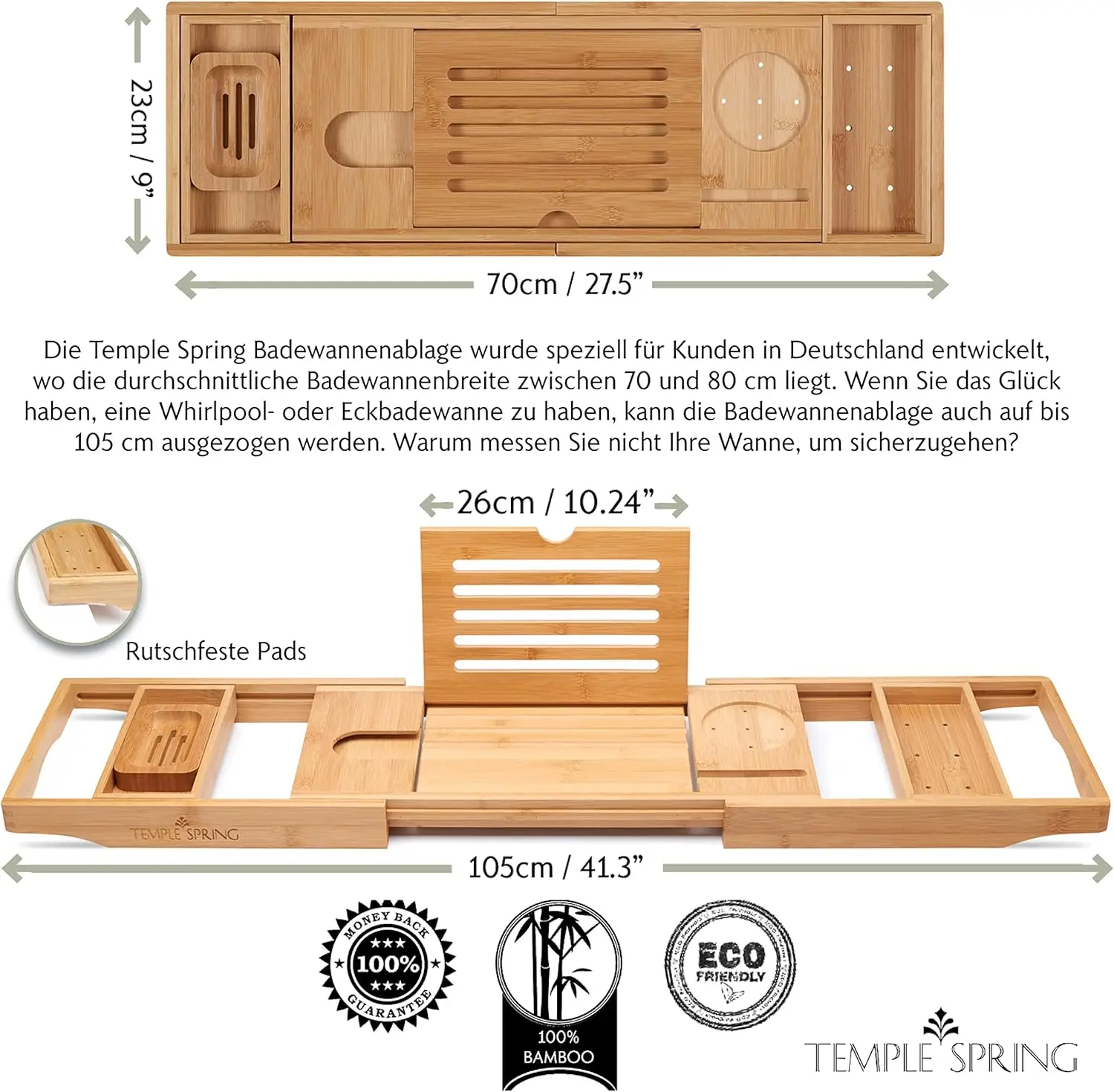 Product dimensions