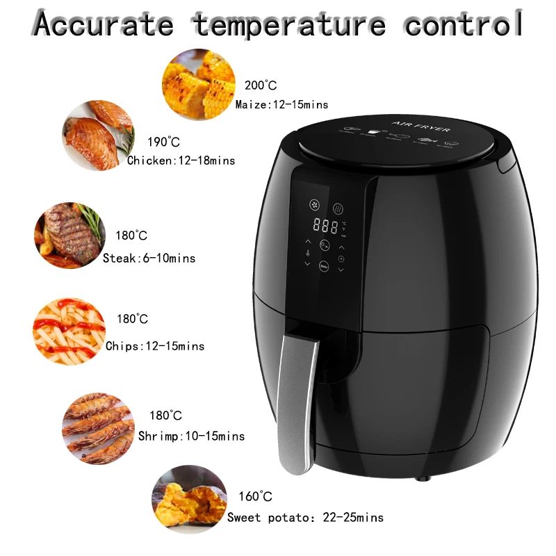 Best Sale Electric Kitchen Appliance 6.5L Digital Air Fryer Freidora De  Aire Top 100 Products Sale on  Healthy Smart Air Fryers Observe  Seethrough Window - China Air Fryers and Air Fryer