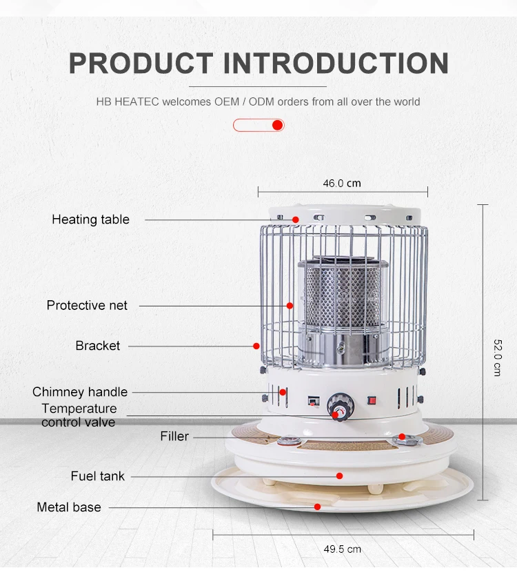 Japanese Popular Newest Kerosene Heaters High Power Kerosene Heaters