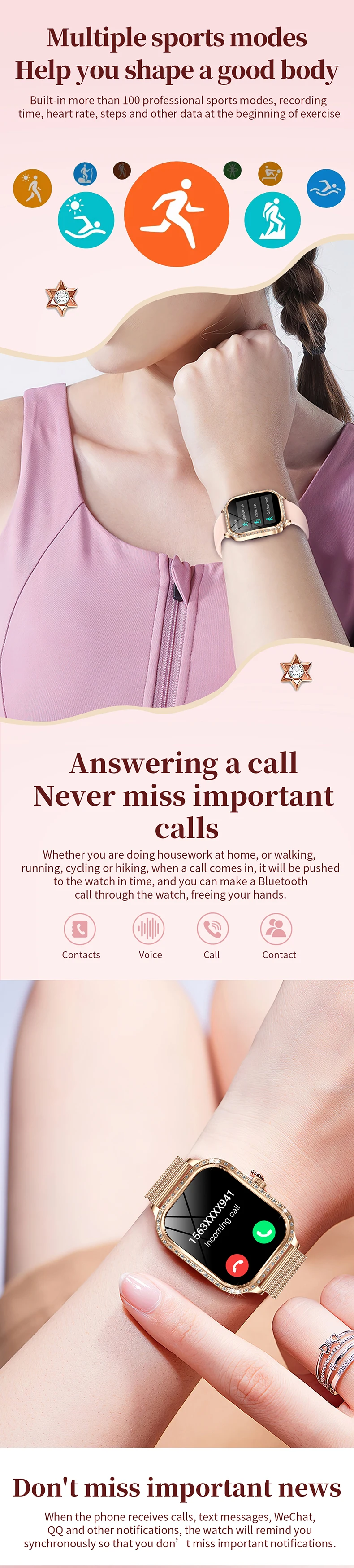 Fashion Smart Watch Mk88 Fitness Tracker 1.75inch Tft Display Ip68 Waterproof 220mah Android Relojes Smartwatch 2025 For Ladies - Buy Fashionable Smart Watch For Ladies 1.75inch Fitness Tracker Watch android Smartwatch ip68 Waterproof Smartwatch