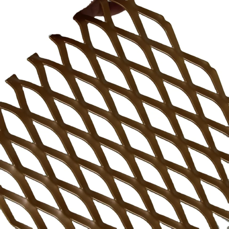 Expanded Metal Mesh Farm Fence Perforated Welding with PVC Fluorine Carbon Spraying Decorative Net