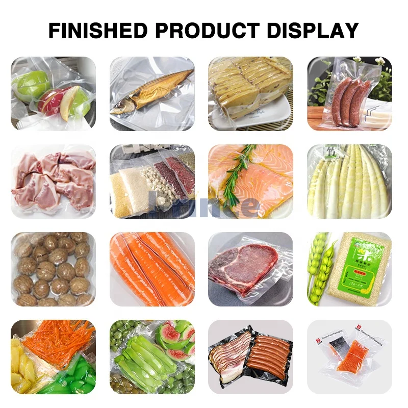 Vertical Vacuum Packing Machine Rice Sausage Sandwich Spare Parts Nut Seed Continuous Vacuum Rolling Sealer Packing Machine