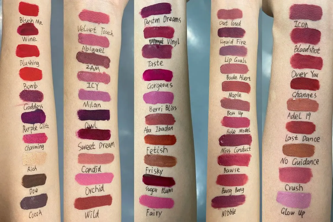 new swatch for lipsitck