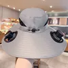 Solar bucket hat - light grey