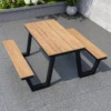 BK frame-140cm table with bench