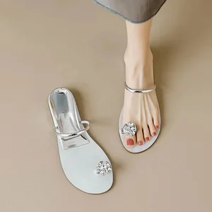 2026 New Design Customized Platform Flat Sandals with Open Mouth Design - Women's Summer Flat Sandals with Breathable Insoles