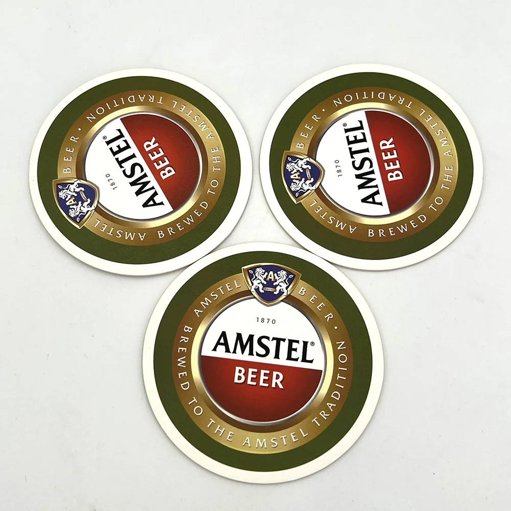 Business Giveaway  Custom Design Promotion Cheap Cmyk Printing Cardboard Coaster