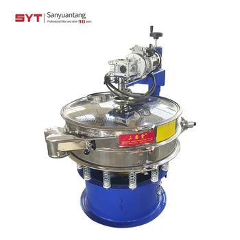 All Stainless Steel High Accuracy Industrial Fine Powder Vibrating Screen Ultrasonic Vibration Sieve Shaker Machine