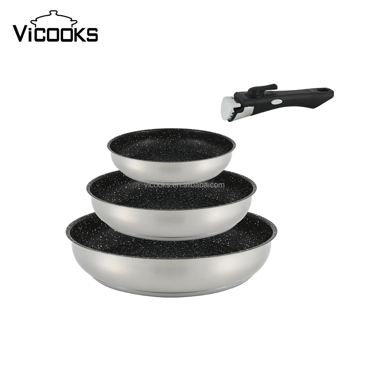 Wholesale Household Cookware Maifan Stone Four-hole Fried Egg Pot Non-stick Pans