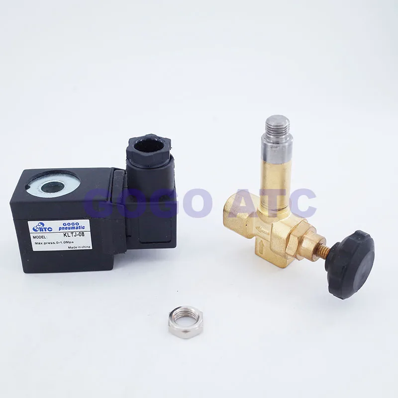 GOGO High Quality ATC 3/4 BSP 12V 24V DC AC220V Orifice 20mm NC 5404-06 Brass Valve