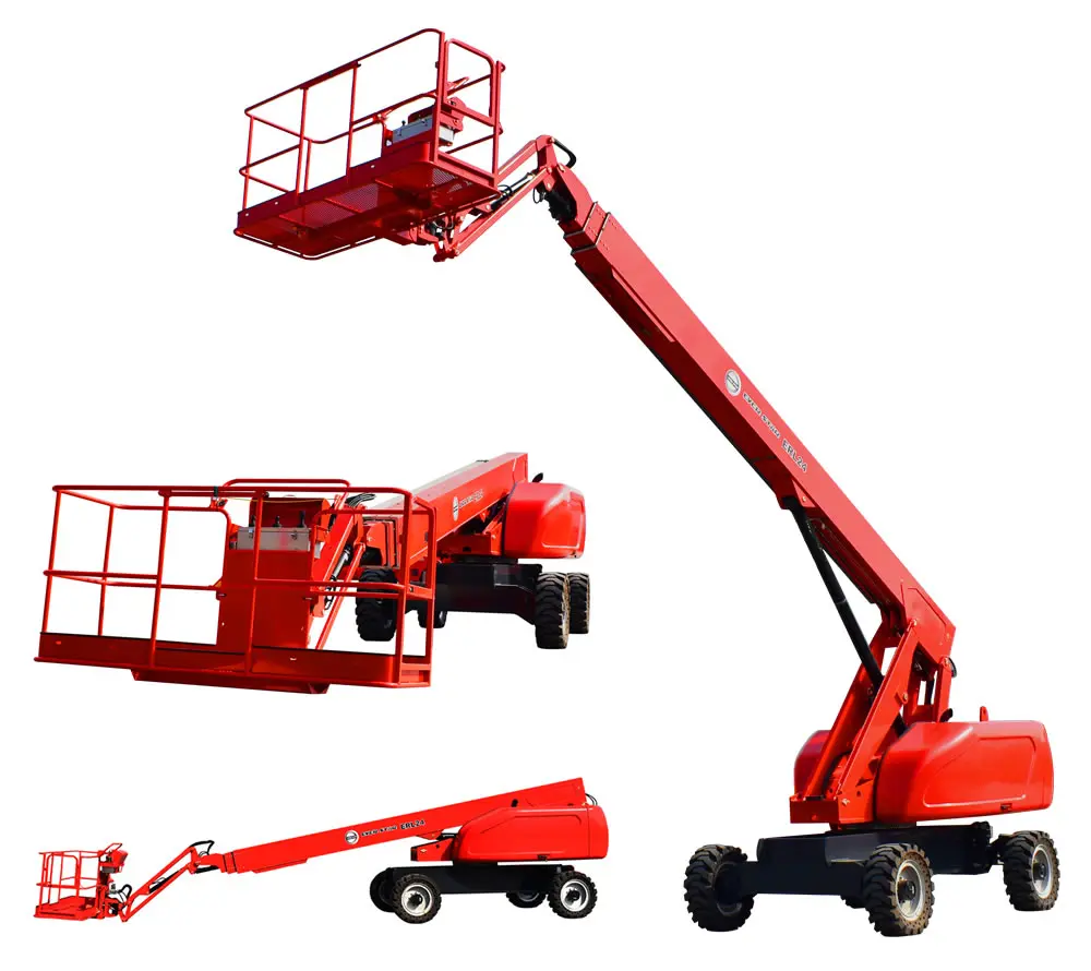 Working Height 26m 28m Telescopic Hydraulic Boom Lift For Sale - Buy ...