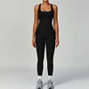 Camiseta sin mangas negra + Legging