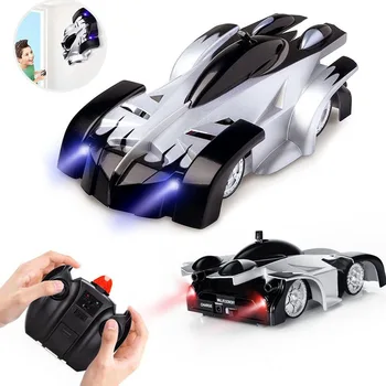 Gravity RC Car Climbing Wall 360 Degrees Rotating Stunt Cars for Kids with Headlight Rechargeable Toys Vehicle