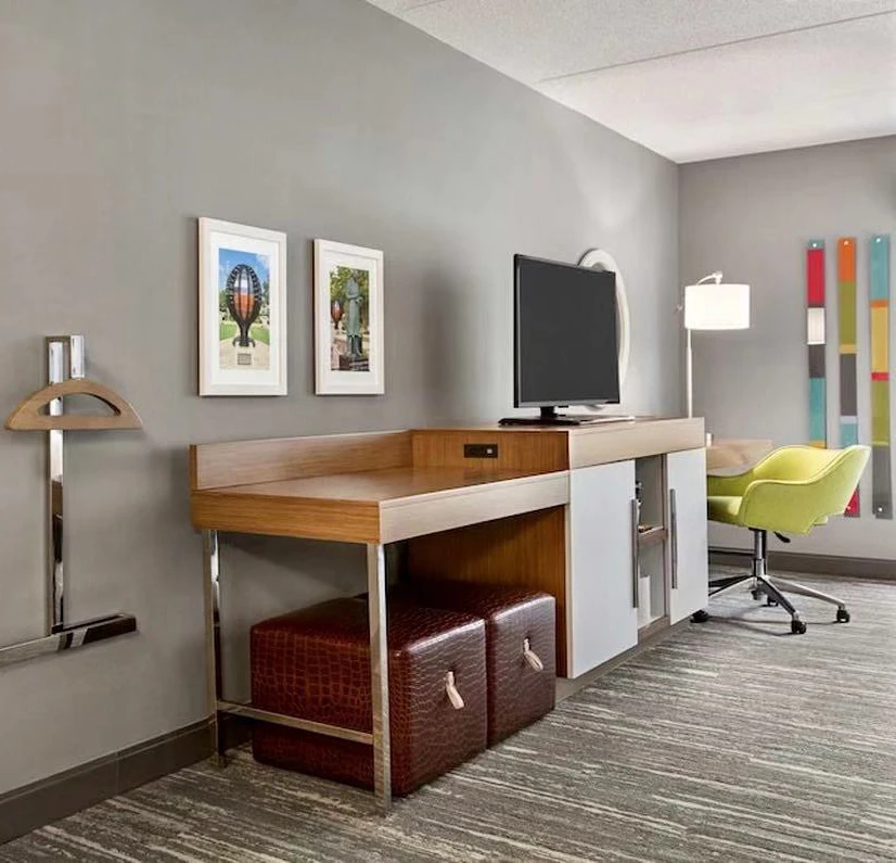 HP0120 производитель гостиничной мебели Hampton Inn современный дизайн столик для ванной комнаты под заказ Hotel