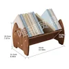 Custom-made wooden walnut wood