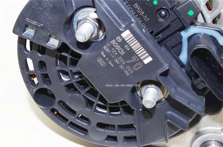 For CASE 521 621 Wheel Loader Alternator 4892318 BOSH 0124555005 for IVECO Eurocargo 42498713 24V 70A