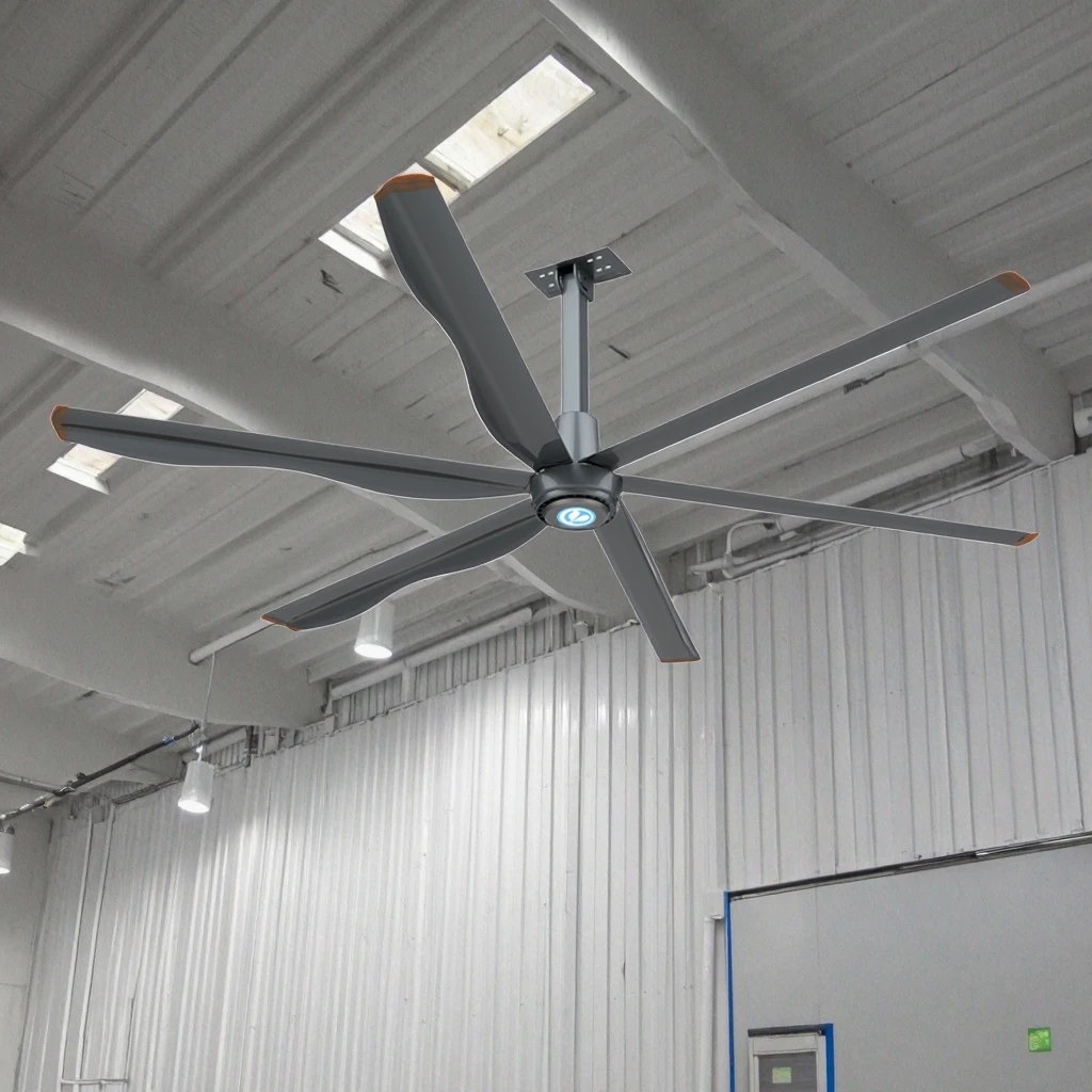 Ceiling Fan, Aluminum, PMSM, HVLS - detail 8