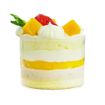 Hot Selling Disposable Yogurt 5oz 7oz 8oz 9oz clear Plastic Ice Cream Dessert Cup with Cover
