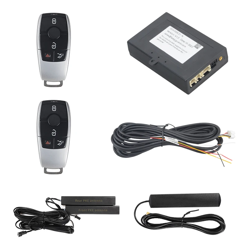 EASYGUARD Smart Key PKE Kit Fit for Benz with Factory OEM Push Start Button Trunk Release