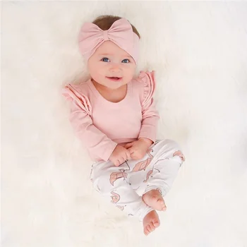 Baby Boutique Sets Girl Kids Clothes Infant Clothing Wholesale Newborn Girl Romper Baby Wear