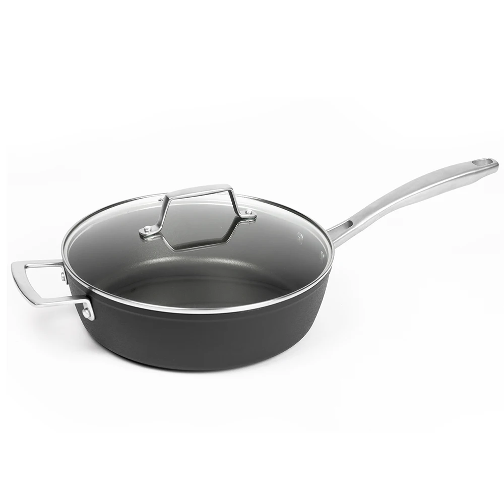 Modern Eco-Friendly Aluminum Non-stick Frying Pan & Casserole Pot Cookware Set for Kitchen Cooking