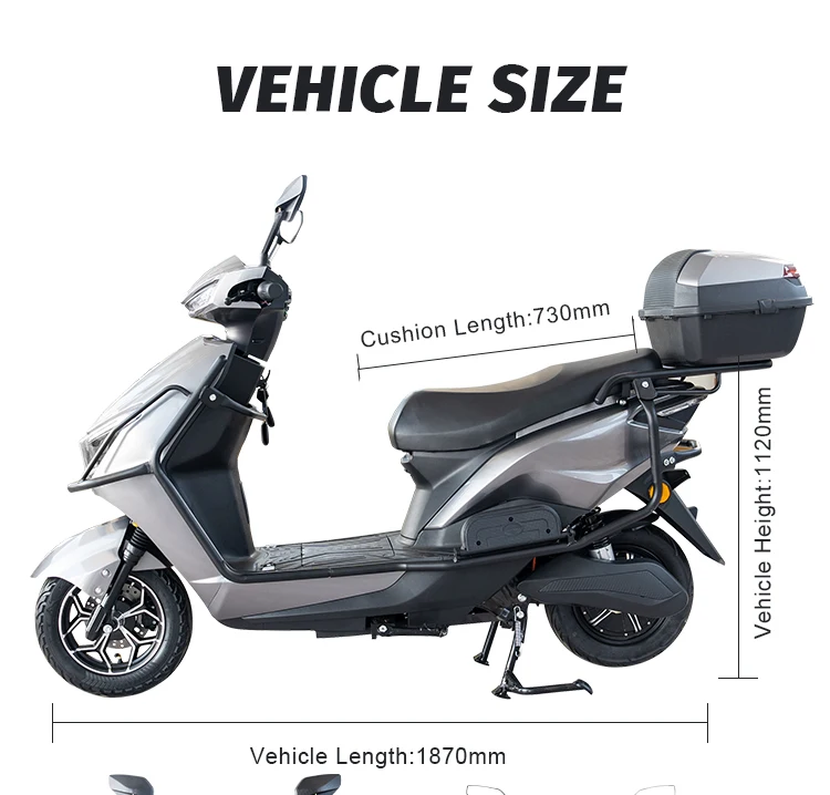 CKD SKD 10inch 900/1000W 50km/h speed fast adult electric motorcycle china professional electric moped bike factory