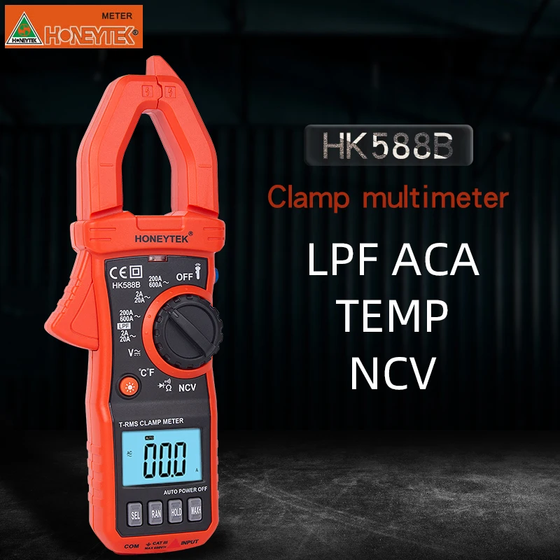 Лучший мультиметр HK588B NCV диод тестер данных Детектор электрические тестеры и